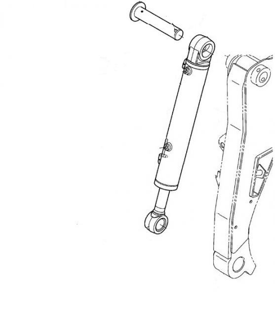 MMTractorParts.com: Hydraulic Bucket Tilt Cylinder - Kubota Skid